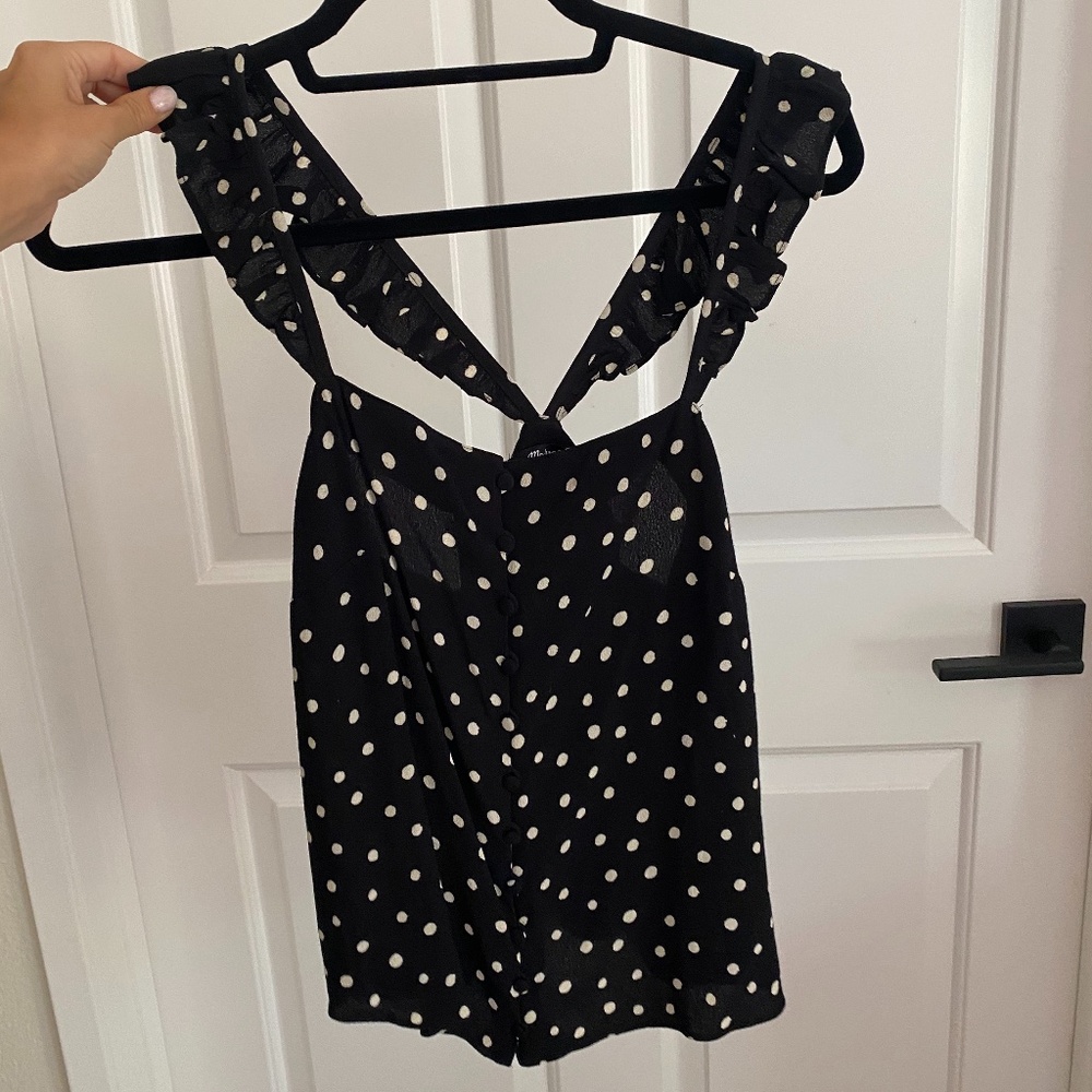 polka dot top